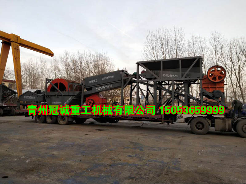 移動(dòng)式破碎洗沙機(jī) 移動(dòng)式破碎洗沙機(jī)