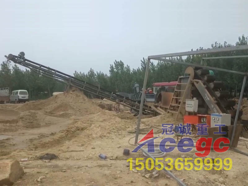 平度洗砂機(jī)工作現(xiàn)場(chǎng) 平度洗砂機(jī)工作現(xiàn)場(chǎng)