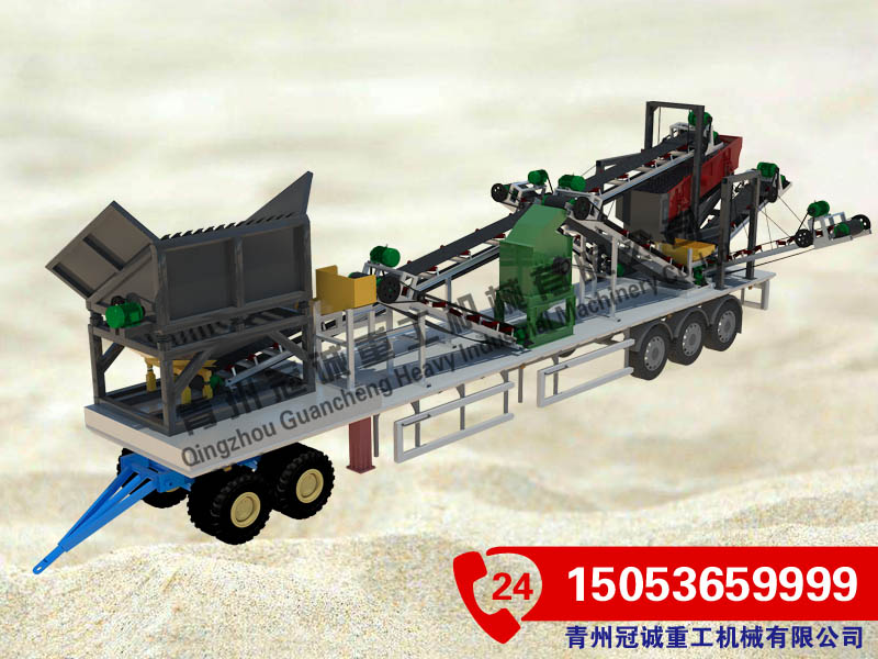 移動(dòng)式三次分離破碎制砂設(shè)備 移動(dòng)式三次分離破碎制砂設(shè)備