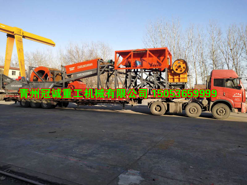 移動鵝卵石制砂洗沙 移動鵝卵石制砂洗沙