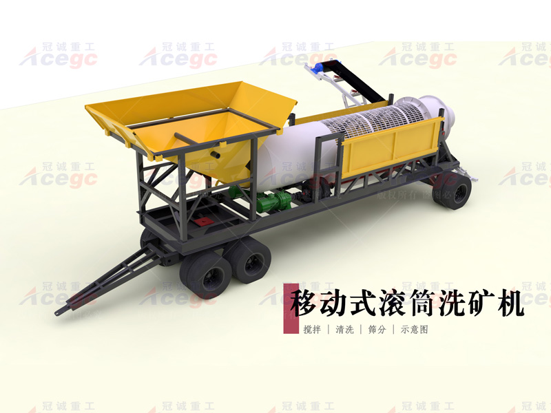 移動(dòng)式滾筒洗沙機(jī) 移動(dòng)式滾筒洗沙機(jī)